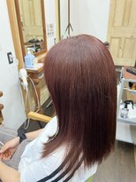 ラル ヘアデザイン(ral hair design)&nbsp;ブリーチなし赤系ダブルカラー