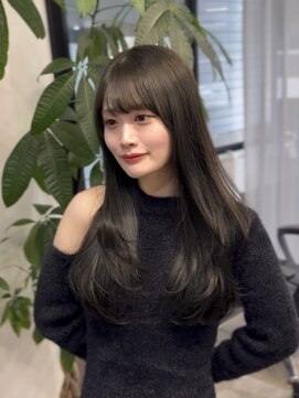 オリーブ透明感カラー