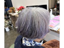 ヘアマニキュアデザインカラー