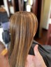 ハイライト】立体感表面ハイライト(12枚)+ カラー+カット+髪質改善TR