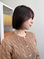 ソルバイシェス(SOL by shes) 重たくなりがちなぱつっとボブを艶ボブに♪