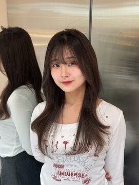 シー バイ ロンド 新宿(Sea by Lond) シースルーバング×ナチュラルレイヤー[似合わせカット]