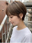 くびれショート/ショートボブ/ひし形/小顔ショート