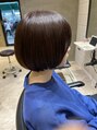 ラフィスヘアー カノン あびこ店(La fith hair kanon)&nbsp;重たく見えて軽い丸みを帯びたミニボブ。