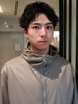 ラパンセヴェールメンズ 栄(LA PENSEE VERT MEN'S)&nbsp;ルーズショートパーマ