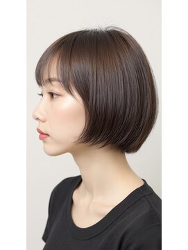 アーツ 茅ヶ崎(arts) ショートカット20代30代40代前髪あり面長丸顔ショートボブ