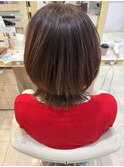30代40代50代髪質改善地毛風縮毛矯正ひし形ショートボブ白髪染め