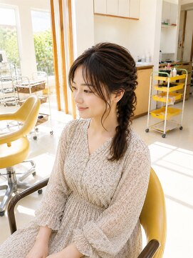 美容室サラサ 山鼻店 編みおろし