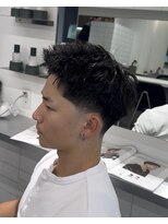 グルーマーズクレッジ 渋谷店(GROOMER/S CREDGE)&nbsp;テーパースパイキーショート　ウォーリアカット