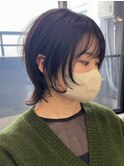 ダークパープル/ナチュラルショート/ミルクブラウン/夏/仙台