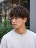 《メンズ限定》メンズカット+パーマ+炭酸シャンプー     ￥7,700