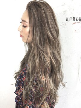 ルモア(RUMOR) Rumor×外国人の素髪のようなヘルシーな『ブロンドベージュ』