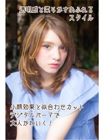 美容室フルール&nbsp;フルール　ふわミディ小顔くせ毛風