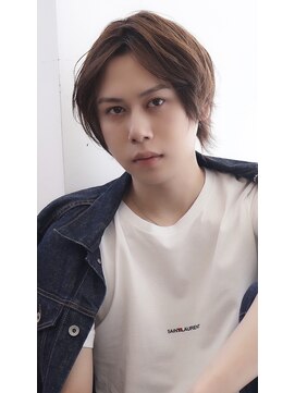 ミチオ ノザワ ヘアサロン ギンザ(Michio Nozawa HAIR SALON Ginza) 無造作ワイルドアップバング【瀧上丈司】