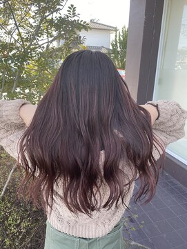 ヘアーメイクパーソナル 【鬼滅の刃炭治郎風】ブリーチなしバレイヤ―ジュ　室外ver