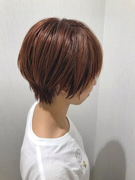 美容室ジャスミン 【ヒロシ】ピンクオレンジカラー