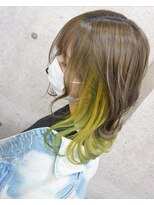 ヘアテリア リュウ 大塚(hair teria ryu) 夏色シトラスインナカラー