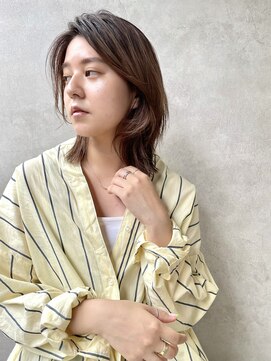 メゾンドイギー(MAISON de IGGY) ふわっと大人かわいいくびれミディ＊カーキグレージュ