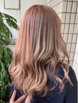 マティーナ ヘアー 池袋(Matina hair) 【透明感アプリコットベージュ】
