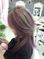 シャガール EAST館(西少女)&nbsp;ハイカラーウルフ　ラベンダーパープル