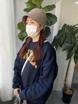 ティティ(TiTi) 大人かわいい憧れのオレンジヘア[TiTi_栗林れい]