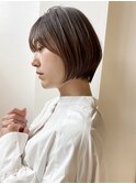 大人可愛いショートボブ　西田