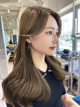 ユー(juu.) new open☆【juu.】Olive greige×韓国くびれロング