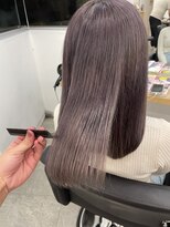 エイト 恵比寿店(EIGHT ebisu)&nbsp;ケアブリーチカラーバイオレットラベンダーグレージュ
