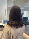 【小岩井美希】地毛風カラー/艶髪大人ラベンダーグレージュ