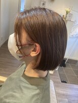 ベル ヘアアンドヘッドスパ(Belle Hair&Head spa)&nbsp;ミニボブ×イヤリングカラー