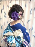 振袖着付けとヘアs