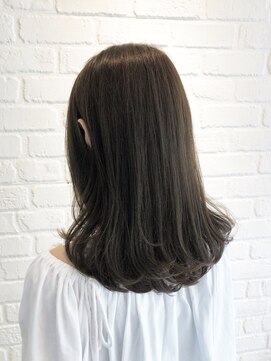 デイジー インデックスヘア 大島店(DAISY index hair) ★ワンカール小顔レイヤーカット斜めバンググレージュカラー