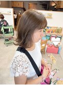 ブリーチなしミルクティー