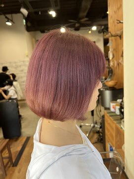 ディッシュ 五反田(dish) ケアブリーチ/ピンクボブ