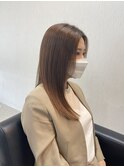 【稲葉盛幸】ナチュラルストレートヘア。