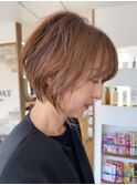 大人女性人気ショートボブ