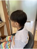 ５歳児ツーブロックイケメンカット