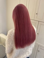 ベレーザ 渋谷(BELEZA)&nbsp;7288髪質改善アッシュブラックカシスレッド艶髪レイヤーロング