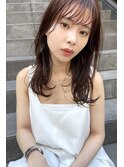 kico☆シースルーバングニュアンスカラーチャコールグレー
