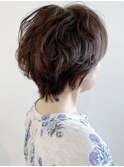 大人のゆるふわボリュームショート☆大人ヘア/デジタルパーマ