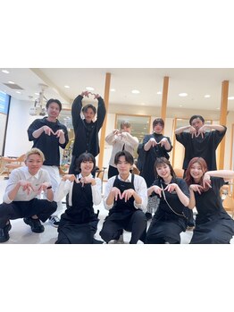 ご来店からご退店まで、お客様が笑顔で過ごせますように。ゆったりしながらきれいになれる空間を。 