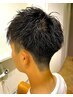 【土日祝限定】メンズカット+地中海クレイSPA（泥ヘッドスパ）　6050→4500