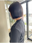 切りっぱなしボブ