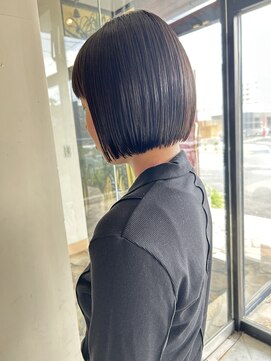 シャンプー ボーイ 宮崎柳丸店(SHAMPOO BOY) 切りっぱなしボブ