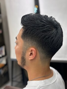 クフィア メンズヘアカンポ なんば日本橋店(CUFFIA MEN'S HAIR CAMPO) ツーブロックメンズパーマニュアンスパーマ韓国マッシュマンバン