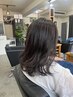 【コテ巻き風】カット+デジタルパーマ+1step TR