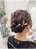 《花屋併設》ミディアムアップスタイル