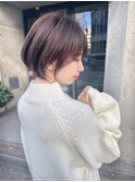ショート ボブ インナーカラー 韓国風5701