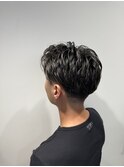 MEN'S HAIR/暗めカラー/フェザーパーマ/松戸駅