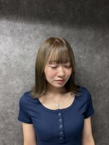 ルフレ 新宿本店1st(Reflet)&nbsp;オリーブベージュ/ミディアムボブ